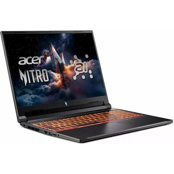 Ноутбук Acer Ноутбук Acer Nitro V 16 ANV16-42-R96P, Ryzen 7 260/16Gb/SSD512Gb/RTX5050 8Gb/16" 2560x1600 IPS/Windows11/ Black