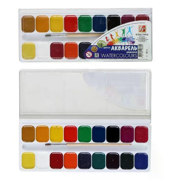 Краска штемпельная Луч Краски для рисования 18 цветов