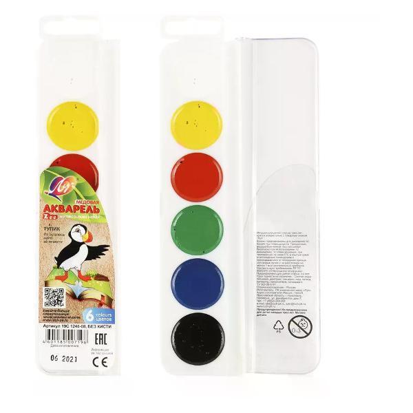 Краска штемпельная Луч Краски для рисования 6 цветов