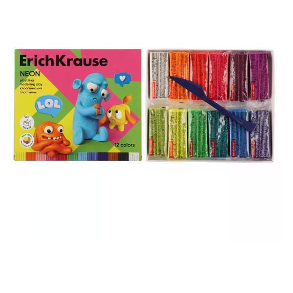 Пластилин ERICH KRAUSE Пластилин набор 12 цветов