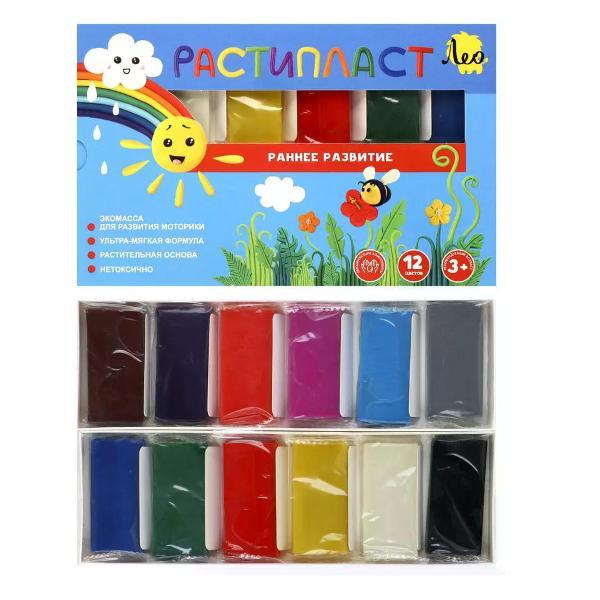 Пластилин Лео Пластилин набор 12 цветов