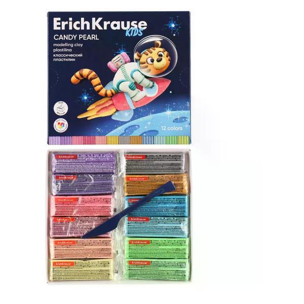 Пластилин ERICH KRAUSE Пластилин набор 12 цветов