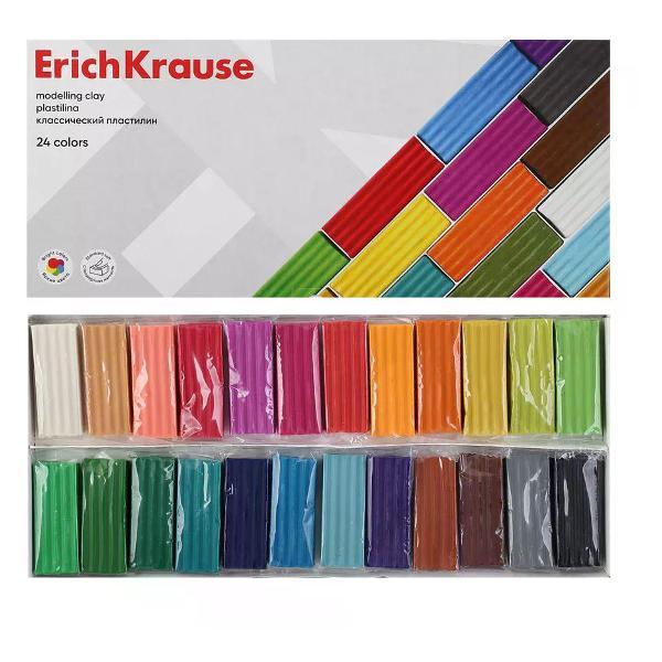 Пластилин ERICH KRAUSE Пластилин набор 24 цвета фото