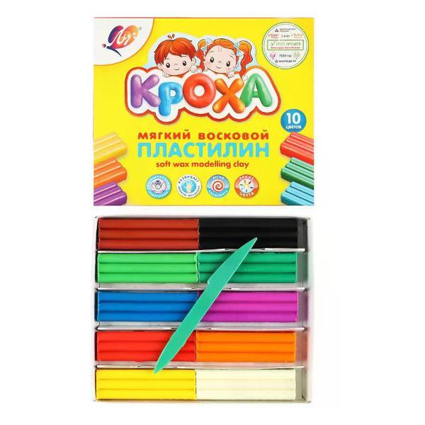 Пластилин Луч Пластилин набор 10 цветов
