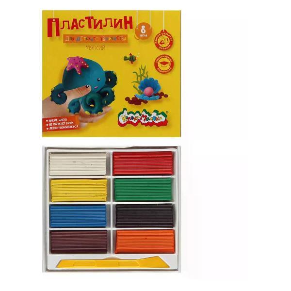 Пластилин КАЛЯКА-МАЛЯКА Пластилин набор 8 цветов
