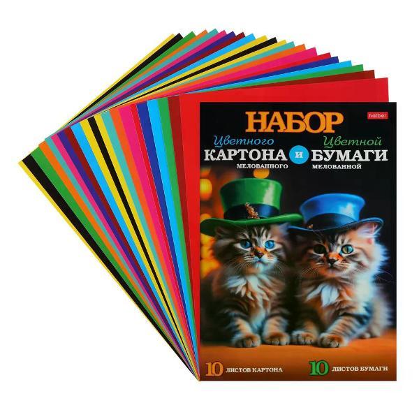 Картон Hatber Набор цветного картона