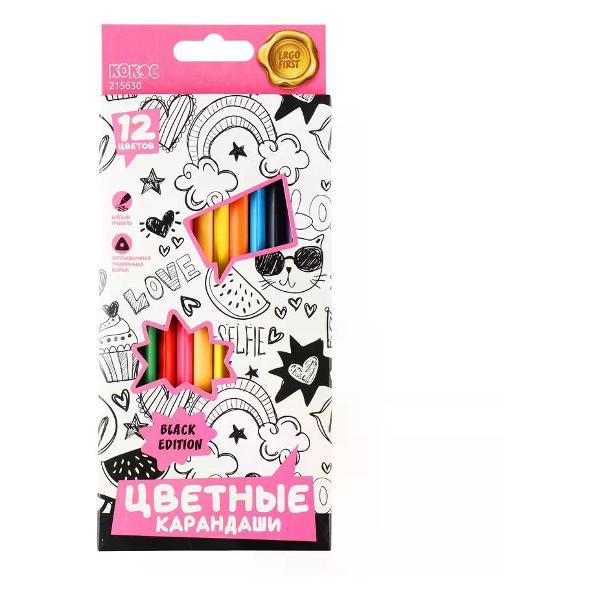 Карандаш Brigfut Карандаши цветные 12 цветов