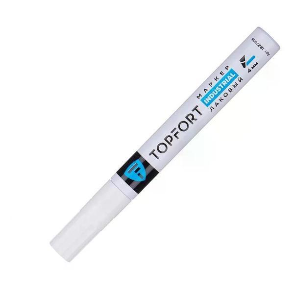 Маркер строительный NO NAME Маркер лаковый Topfort Industrial белый 4 мм