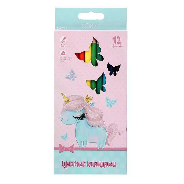 Карандаш Brigfut Карандаши цветные 12 цветов