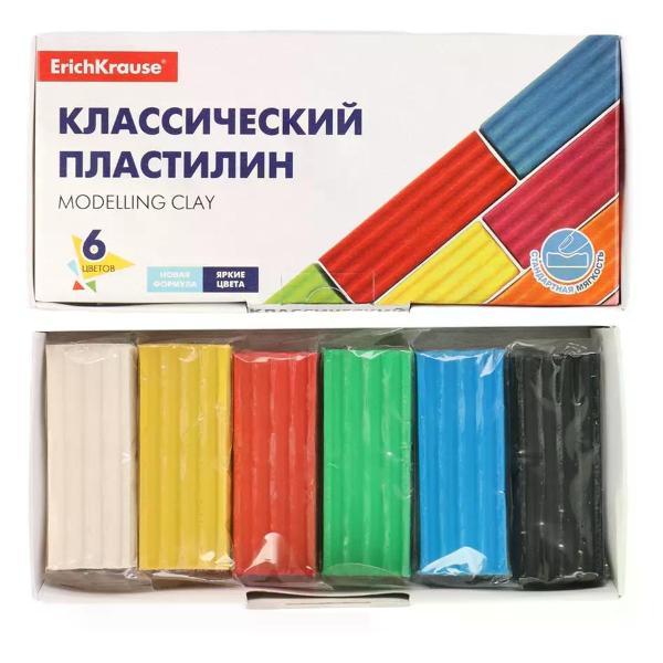Пластилин ERICH KRAUSE Пластилин набор 6 цветов