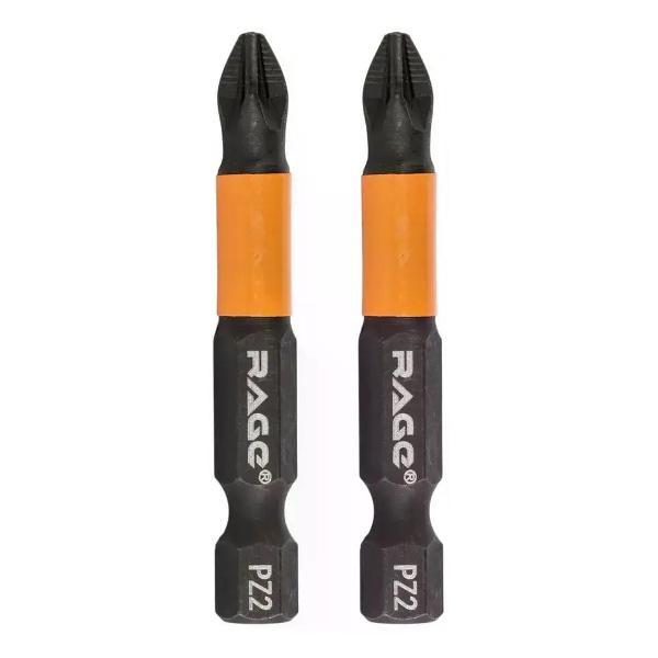 Шуруповерт RAGE Бита магнитная 554161 PZ2x50 мм, 2 шт.