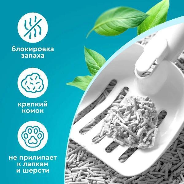 Наполнитель для лотков и клеток Organic Team комкующийся, растительный, тофу, с молочным ароматом, 10 кг, 25 л