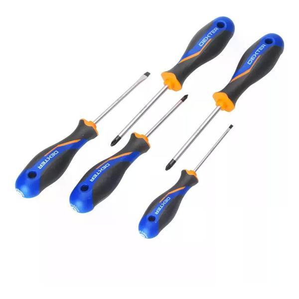 Отвертка Dexter Набор отверток SL/PH/PZ, 5 шт.
