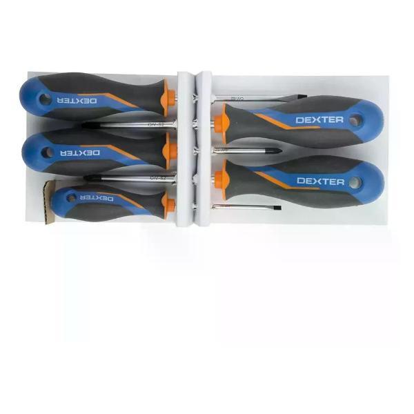 Отвертка Dexter Набор отверток SL/PH/PZ, 5 шт.