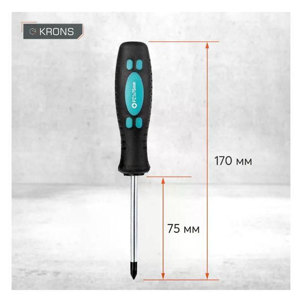 Отвертка KRONS Отвертка крестовая