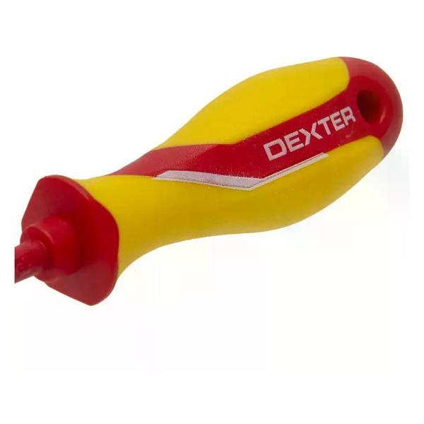 Отвертка Dexter Отвёртка диэлектрическая прямая SL3x100 мм