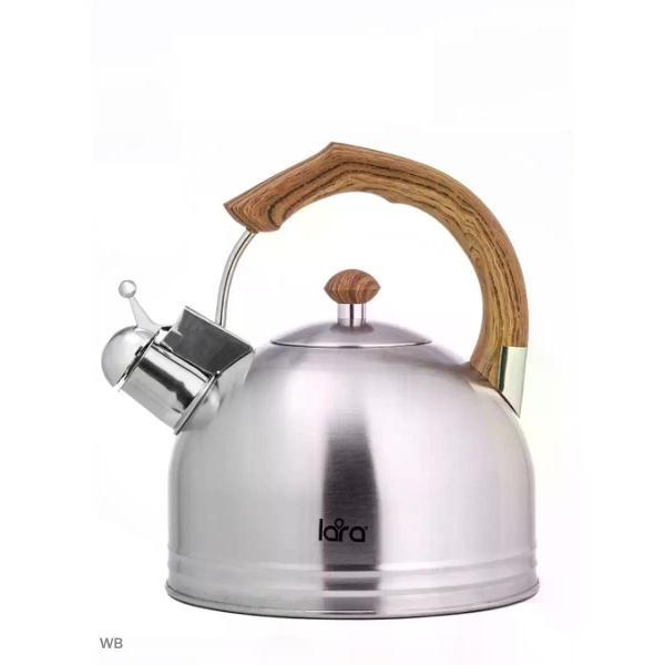 Чайник для плит Lara Чайник со свистком LR00-18 3,2 литра/для всех видов плит