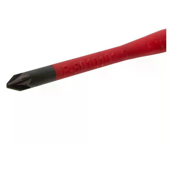 Отвертка Dexter Отвёртка диэлектрическая крестовая PZ1x80 мм