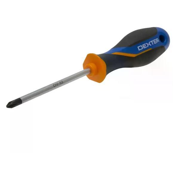 Отвертка Dexter Отвёртка крестовая PH2x100 мм