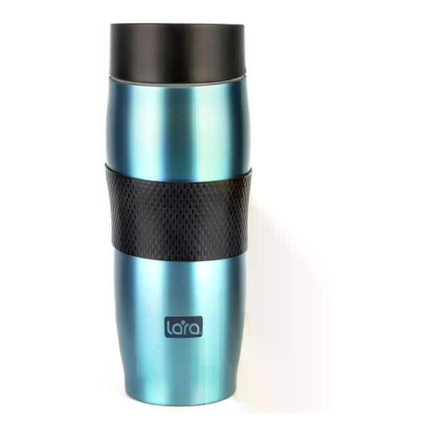 Термос Lara Термокружка для кофе 380 мл LR04-24 Aqua/термостакан