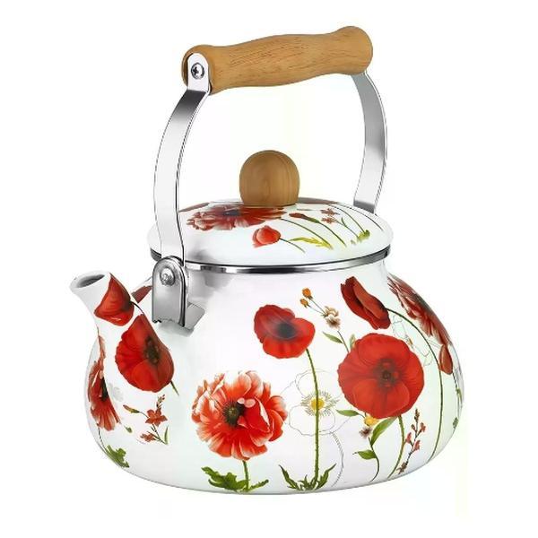 Чайник для плит Lara Эмалированный чайник фото