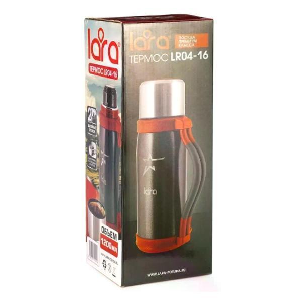 Термос Lara LR04-16 термос LARA (черный) 1200мл