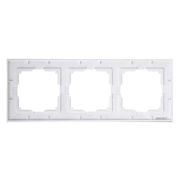 Рамка для выключателя ONVOLT Рамка для розеток и выключателей 3 поста
