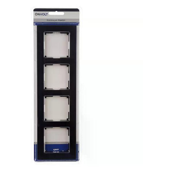 Рамка для выключателя ONVOLT Рамка для розеток и выключателей 4 поста