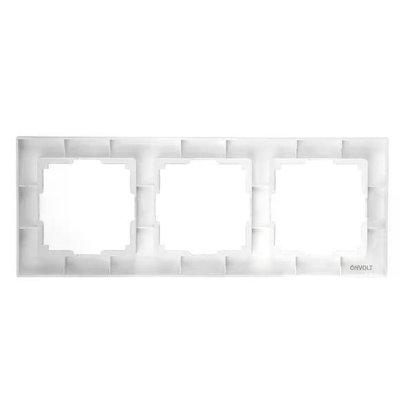 Рамка для выключателя ONVOLT Рамка для розеток и выключателей 3 поста