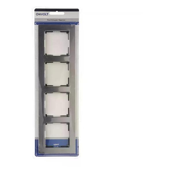 Рамка для выключателя ONVOLT Рамка для розеток и выключателей 4 поста