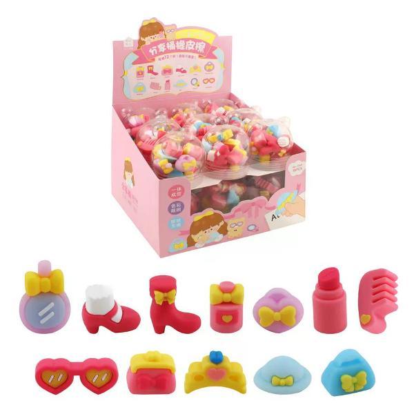 Ластик Ластик школьный набор 12 шт