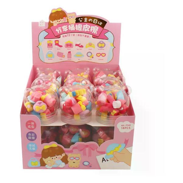 Ластик Ластик школьный набор 12 шт