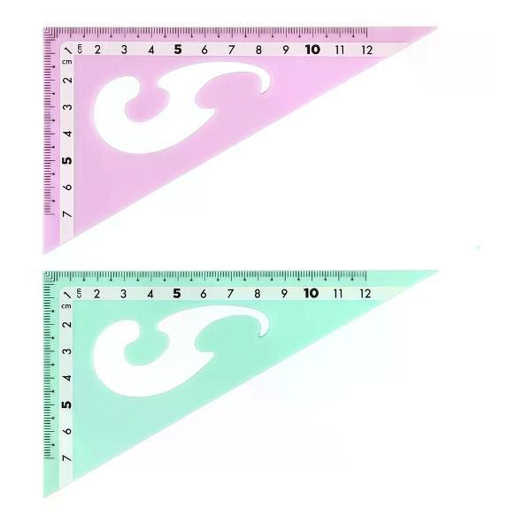 Линейка для черчения Треугольник линейка 1 шт