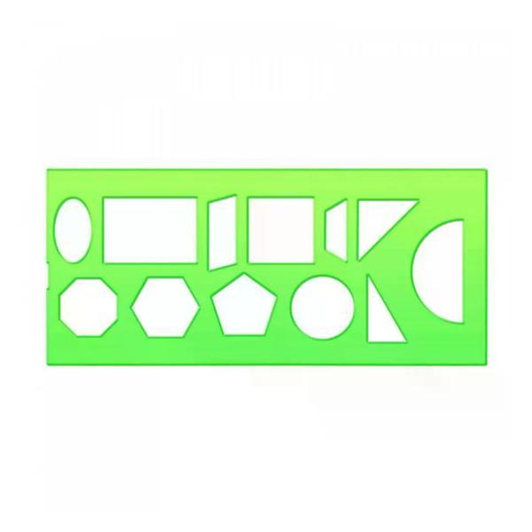 Линейка для черчения Луч Трафарет для черчения геометрических фигур