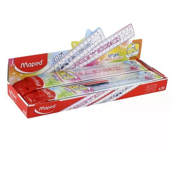 Линейка для черчения Луч Линейка 20 см пластиковая 1 шт.