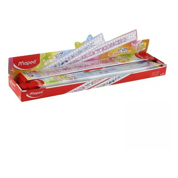 Линейка для черчения Луч Линейка 30 см пластиковая 1 шт.