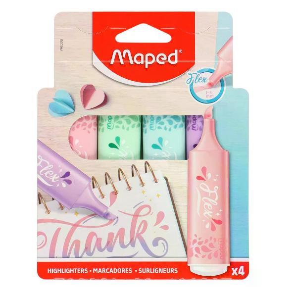 Маркер Hatber Набор перманентных маркеров 4 шт 1-5 мм