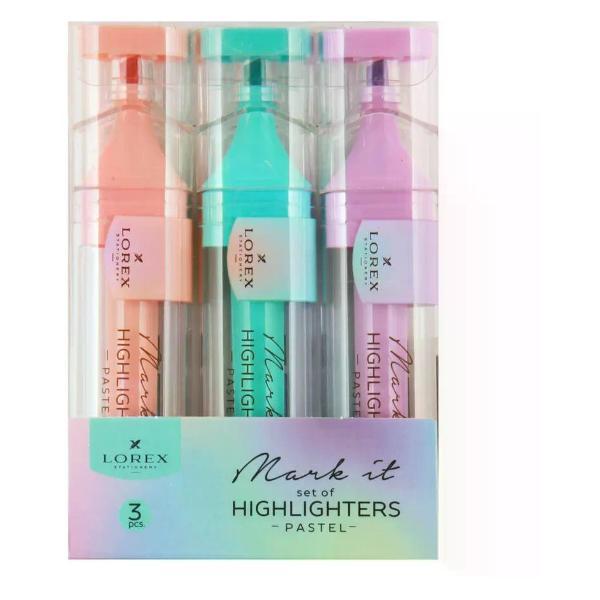 Маркер Hatber Набор перманентных маркеров 3 шт 1-5 мм