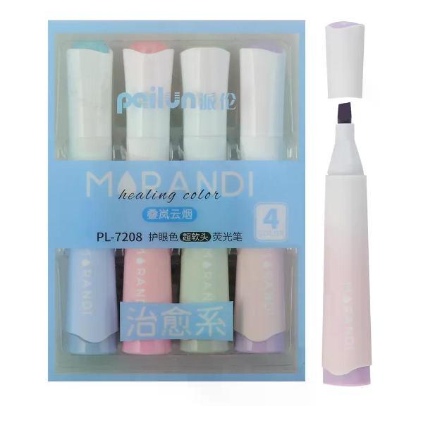 Маркер Hatber Набор перманентных маркеров 4 шт 1-5 мм фото