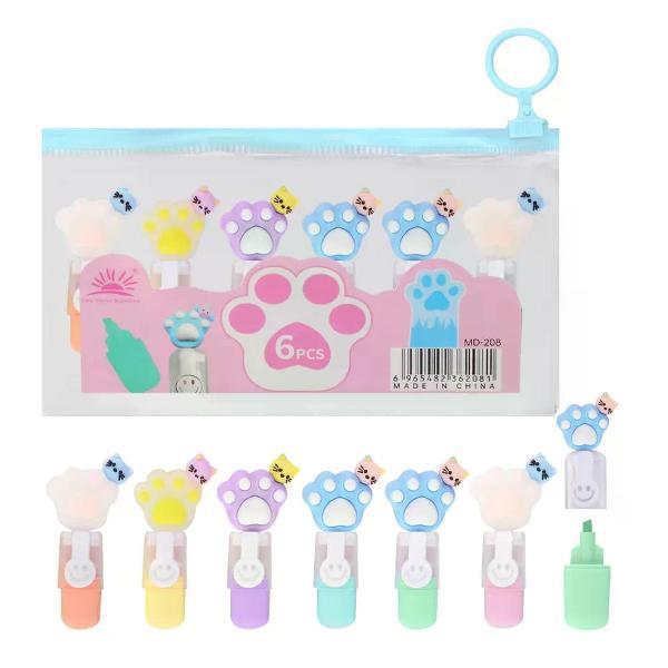 Маркер Hatber Набор перманентных маркеров 6 шт 1-4 мм