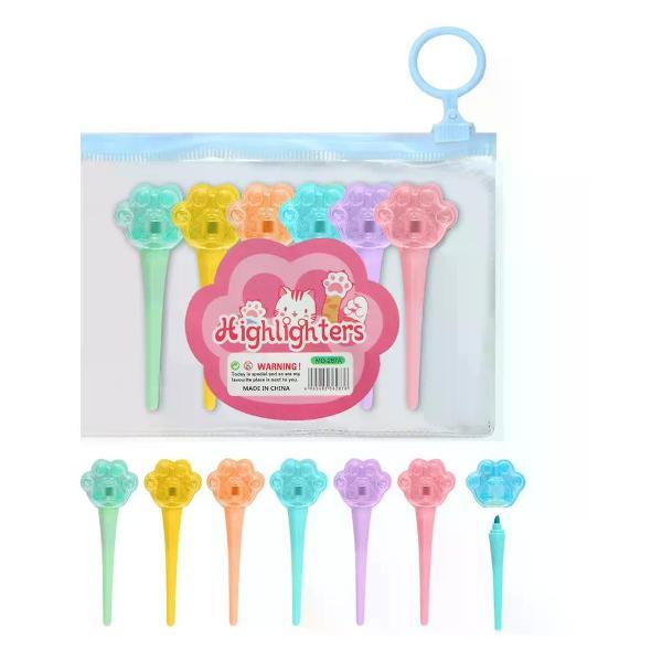 Маркер Hatber Набор перманентных маркеров 6 шт 1-4 мм