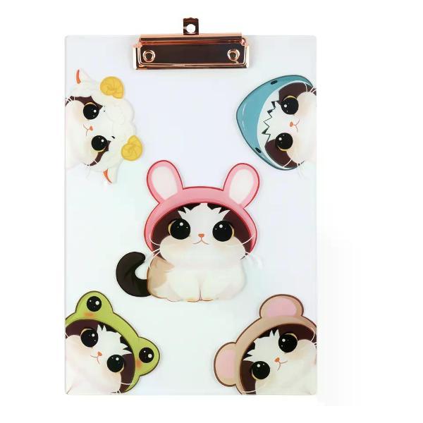 Планшет канцелярский КОКОС Планшет с зажимом А4 Акрил