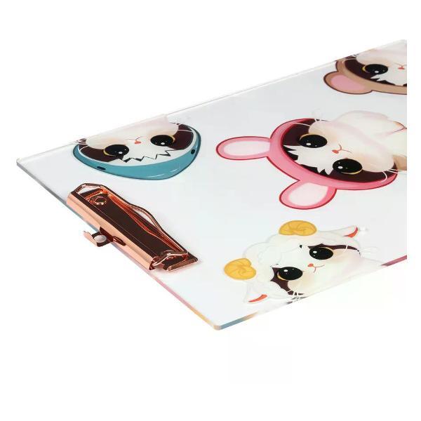 Планшет канцелярский КОКОС Планшет с зажимом А4 Акрил
