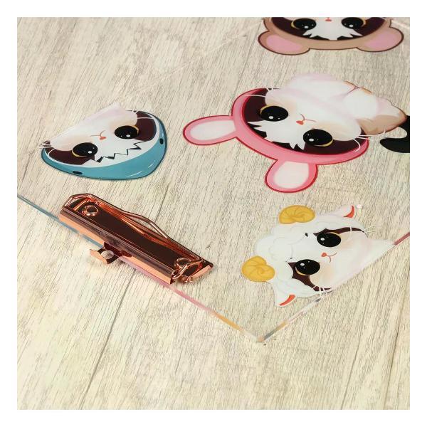 Планшет канцелярский КОКОС Планшет с зажимом А4 Акрил