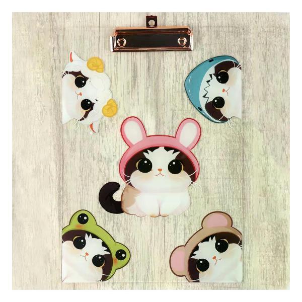 Планшет канцелярский КОКОС Планшет с зажимом А4 Акрил