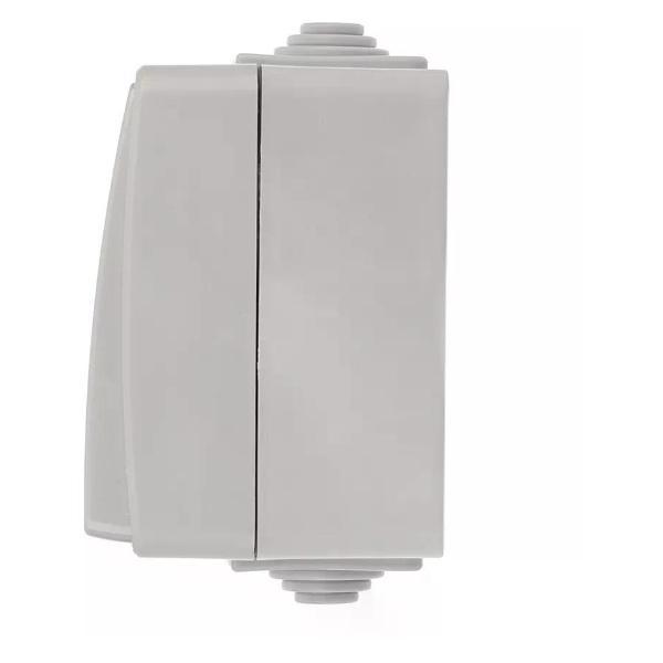 Выключатель механический ЭРА Выключатель двухклавишный накладной