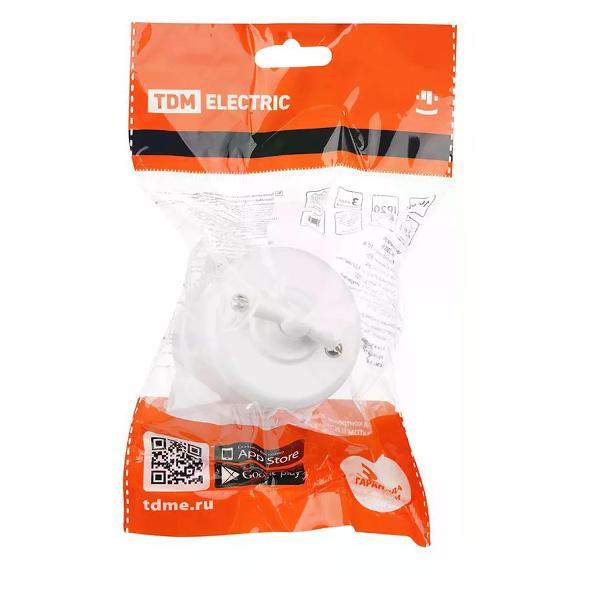 Выключатель механический TDM Выключатель поворотный ретро