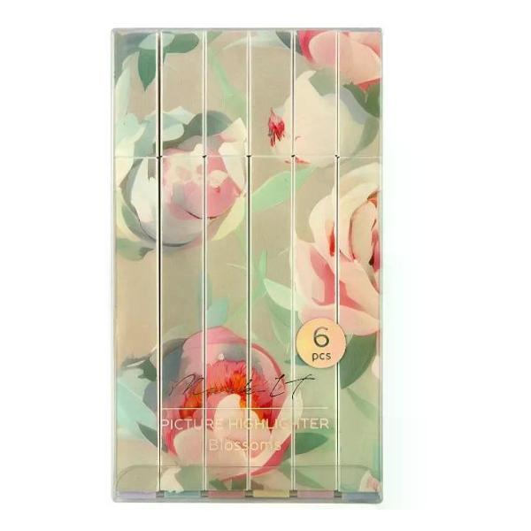 Маркер Hatber Набор перманентных маркеров 6 шт 1-4 мм