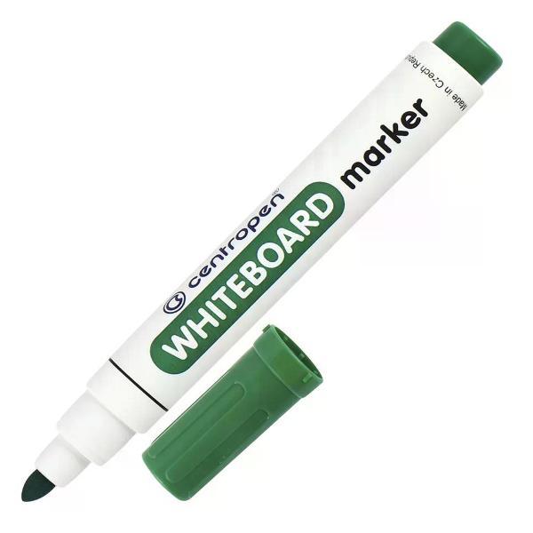Маркер CENTROPEN Маркер для доски стираемый зелёный 2.5 мм