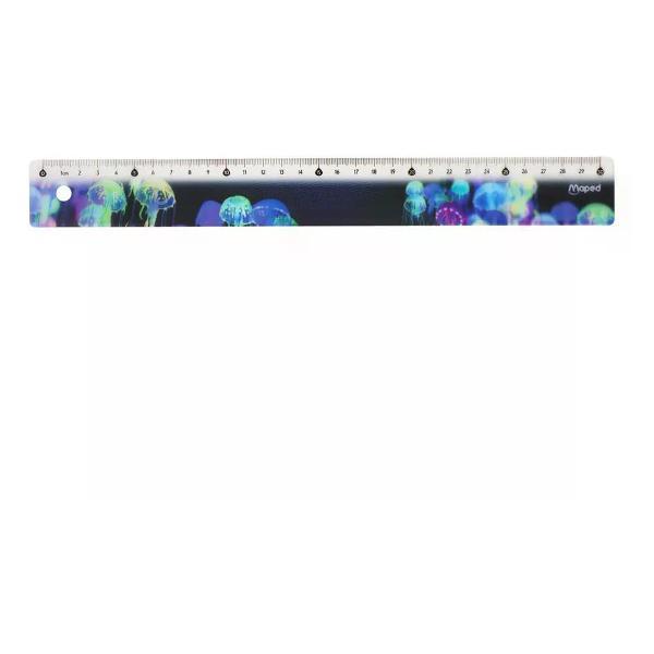 Линейка для черчения Луч Линейка 30 см пластиковая